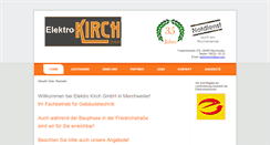Desktop Screenshot of elektrokirch.com